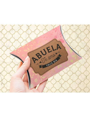 CAJAS ALMOHADA VINTAGE DIA DE LA MADRE