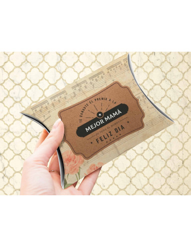 CAJAS ALMOHADA VINTAGE DIA DE LA MADRE