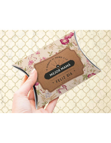 CAJAS ALMOHADA VINTAGE DIA DE LA MADRE