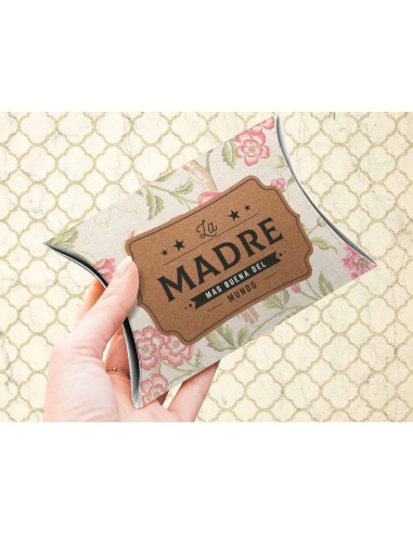 CAJAS ALMOHADA VINTAGE DIA DE LA MADRE