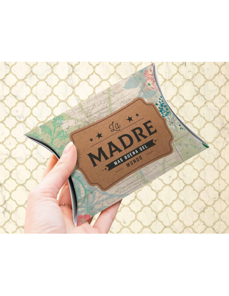 CAJAS ALMOHADA VINTAGE DIA DE LA MADRE