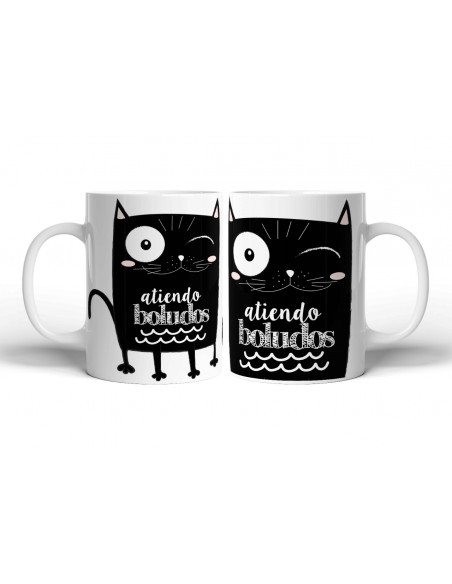 TAZAS FRASES GATITOS