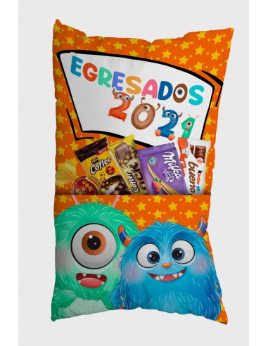 ALMOHADONES CON BOLSILLO EGRESADITOS...