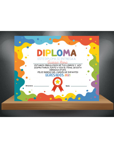 Diploma Egresaditos pack 2
