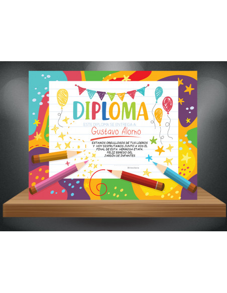 Diploma Egresaditos pack 2