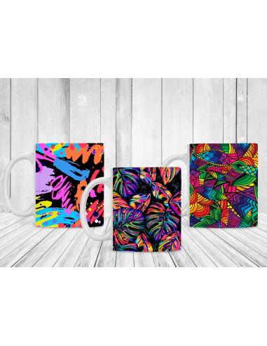 Tazas Fondos Coloridos