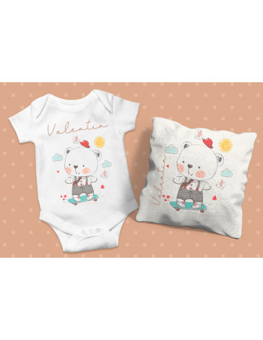 ALMOHADON + BODY ANIMALITOS BOHO