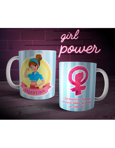 Tazas Girls Power - DÍA DE LA MUJER