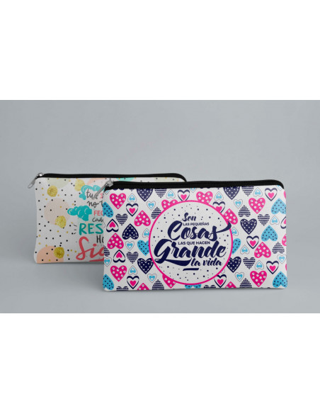 ESTUCHE CARTUCHERA FRASES PACK 2