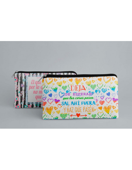 ESTUCHE CARTUCHERA FRASES PACK 2