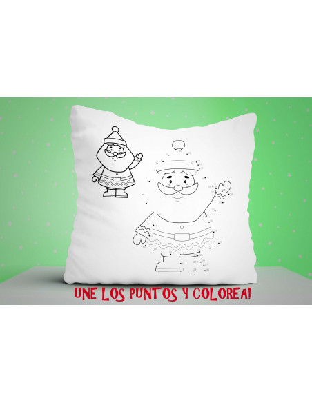 ALMOHADONES NAVIDAD PARA COLOREAR