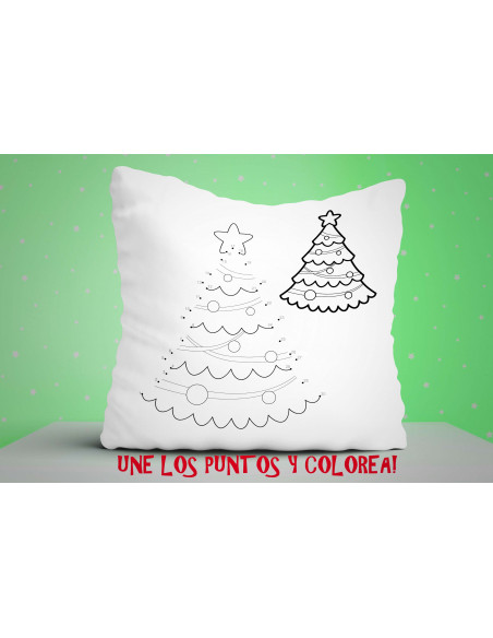 ALMOHADONES NAVIDAD PARA COLOREAR