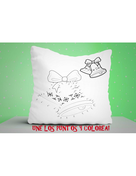 ALMOHADONES NAVIDAD PARA COLOREAR