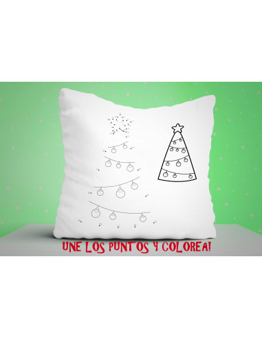 ALMOHADONES NAVIDAD PARA COLOREAR