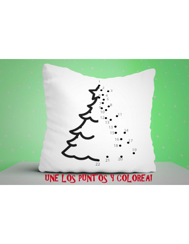 ALMOHADONES NAVIDAD PARA COLOREAR