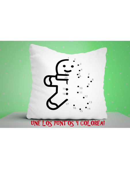 ALMOHADONES NAVIDAD PARA COLOREAR
