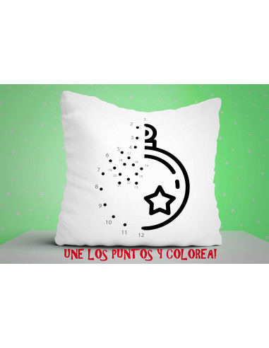 ALMOHADONES NAVIDAD PARA COLOREAR