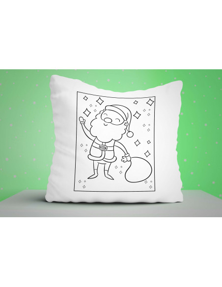 ALMOHADONES NAVIDAD PARA COLOREAR
