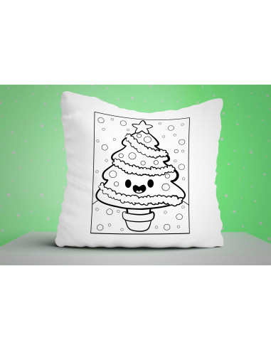 ALMOHADONES NAVIDAD PARA COLOREAR
