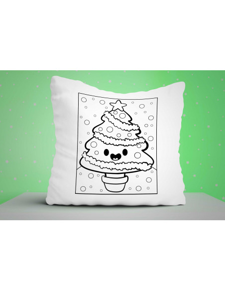ALMOHADONES NAVIDAD PARA COLOREAR