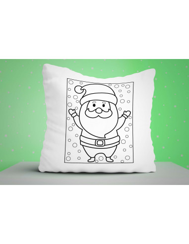 ALMOHADONES NAVIDAD PARA COLOREAR