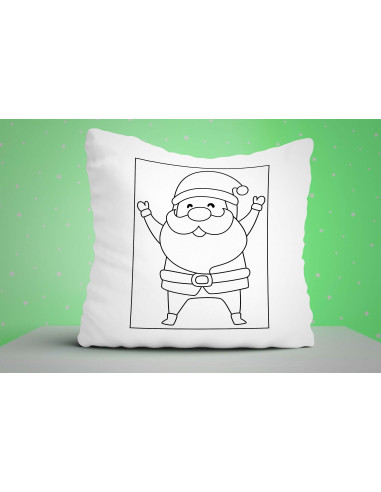ALMOHADONES NAVIDAD PARA COLOREAR