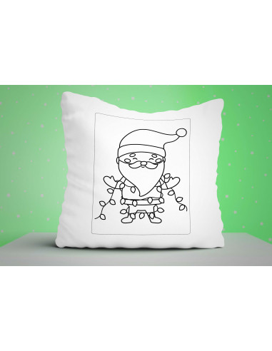 ALMOHADONES NAVIDAD PARA COLOREAR