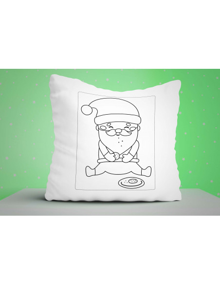 ALMOHADONES NAVIDAD PARA COLOREAR