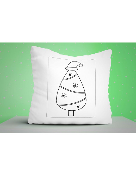 ALMOHADONES NAVIDAD PARA COLOREAR