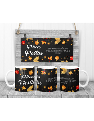 Tazas Navidad Frases y Dib