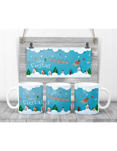 Tazas Navidad Frases y Dib