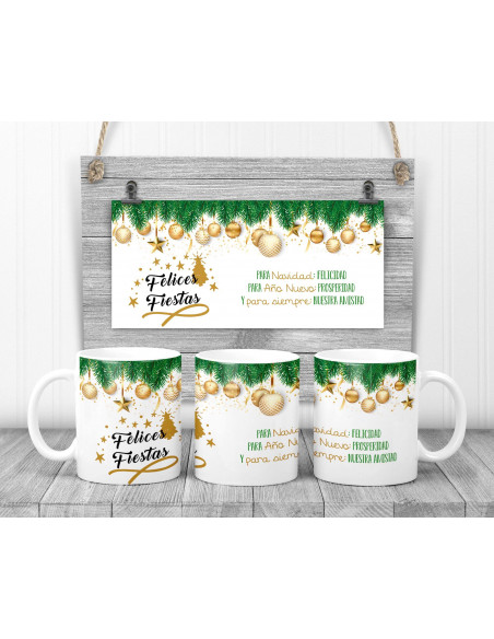 Tazas Navidad Frases y Dib