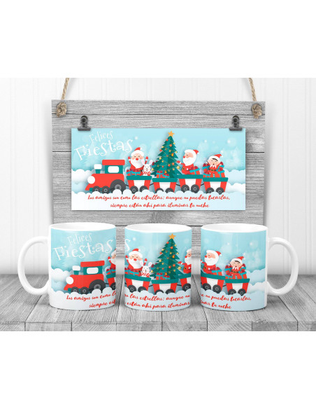 Tazas Navidad Frases y Dib
