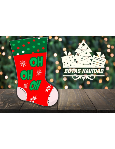 BOTAS NAVIDAD PACK 3