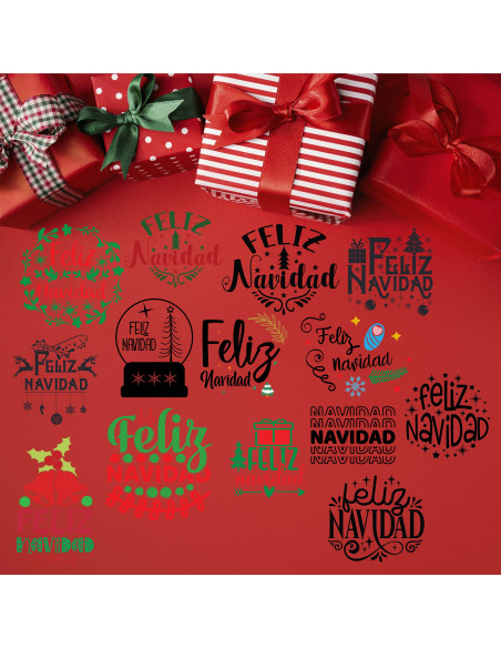 FRASES CLIPART NAVIDAD