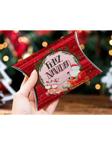 CAJA ALMOHADA NAVIDAD PACK 2