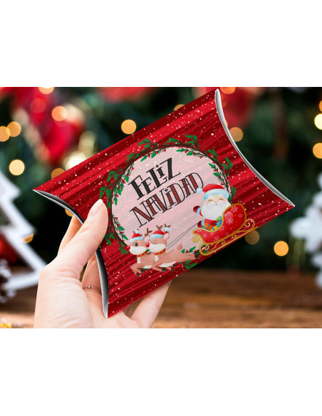CAJA ALMOHADA NAVIDAD PACK 2