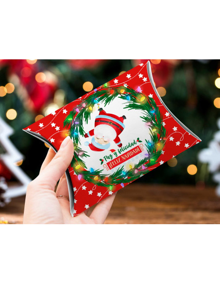 CAJA ALMOHADA NAVIDAD PACK 2
