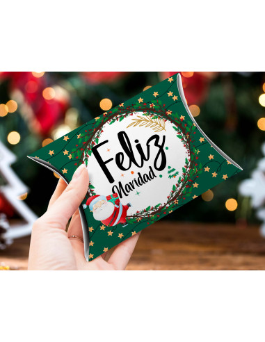 CAJA ALMOHADA NAVIDAD PACK 2