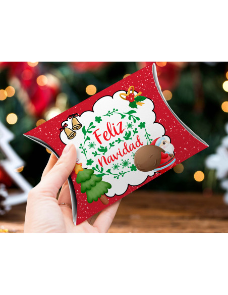 CAJA ALMOHADA NAVIDAD PACK 2