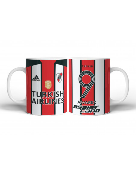 TAZA CAMISETA RIVER PLATE CAMPEON 2021