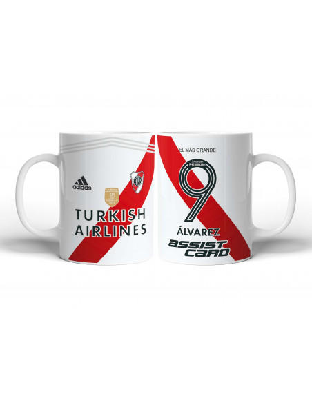 TAZA CAMISETA RIVER PLATE CAMPEON 2021