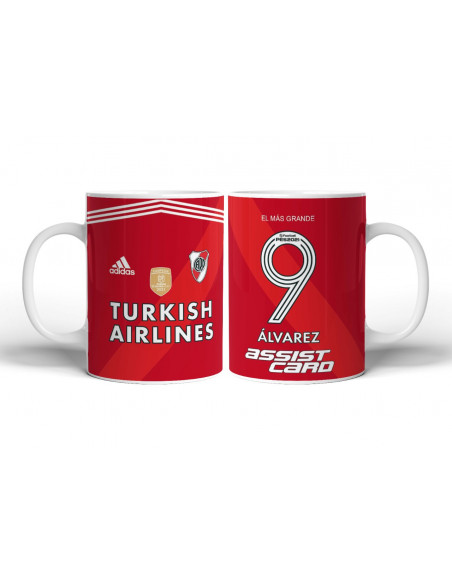 TAZA CAMISETA RIVER PLATE CAMPEON 2021