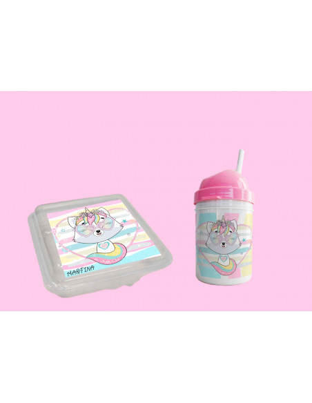 Pack Jardin - Gatito Unicornio