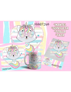 Pack Jardin - Gatito Unicornio