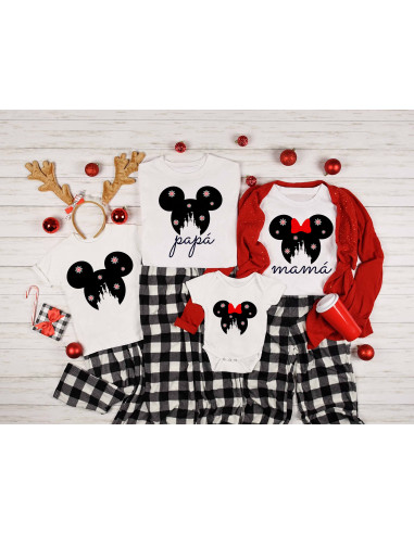 REMERAS FAMILIA NAVIDAD