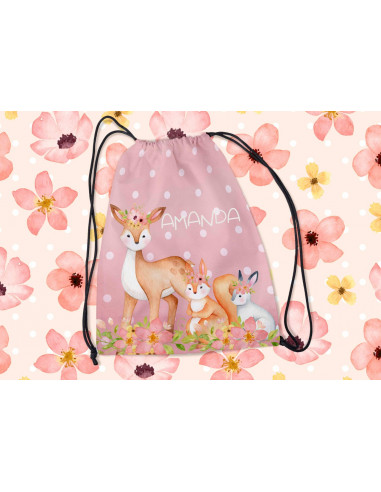 Pack Jardin - Animalitos Bosque Rosa