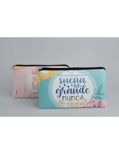 ESTUCHE CARTUCHERA FRASES PACK 3