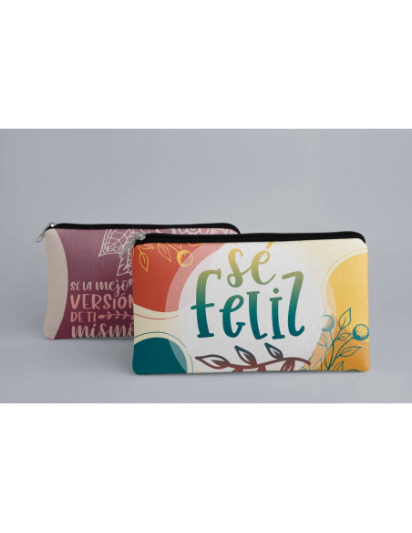 ESTUCHE CARTUCHERA FRASES PACK 3