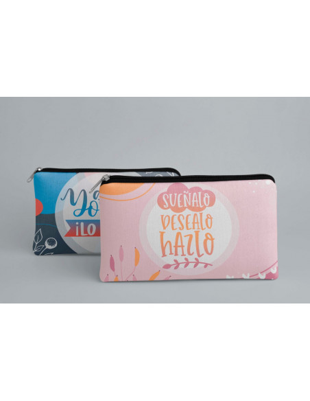 ESTUCHE CARTUCHERA FRASES PACK 3